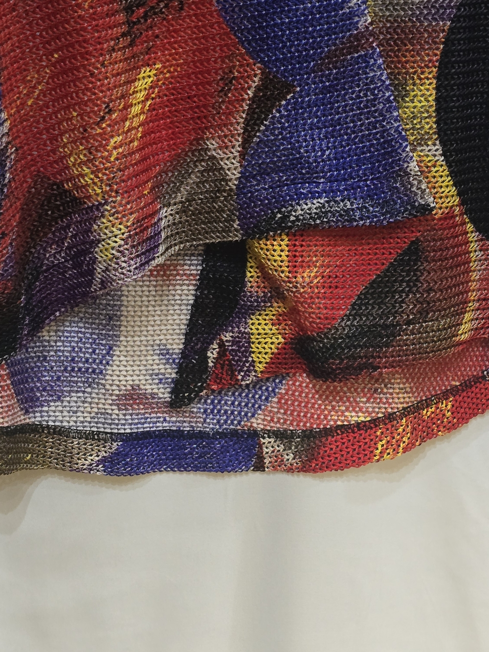 Joseph Ribkoff Multicolor Abstract Single-Button Blazer - Picture 3 of 6